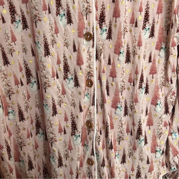 Posh Peanut Pink Christmas Pajamas - Picture 4 of 4